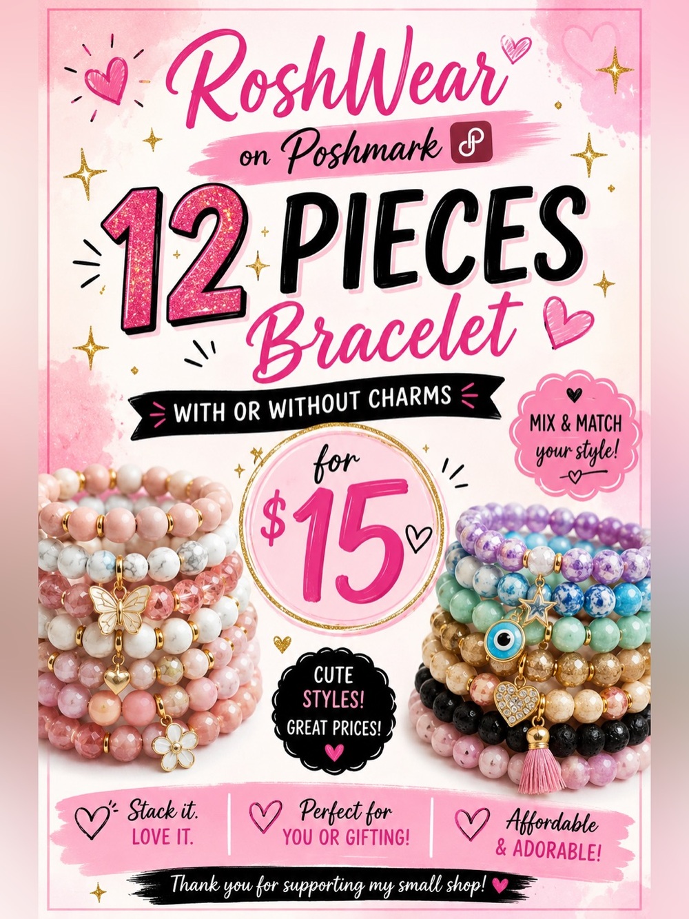 12 pieces for $15
